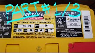 Part 1/3, Optima H6 Yellow Top Battery Charger 400 1200 Series tender | Repsol13 F26 Corvette C7