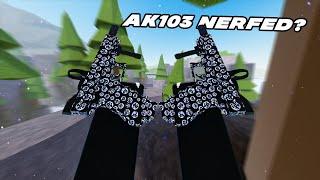 The Newest Aimblox Update NERFED THE AK 103 (Roblox Aimblox)