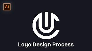 How to Design Creative Tech Logo in Illustrator | #logodesignprocess | SoftAsia Tech