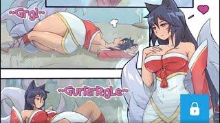 Sexy Ahri Samesize Vore Comic