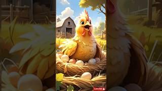 The story of a hen that never lays eggs  #ai  #hen #shorts #vairalshort #vairal  #cartoon #eggs