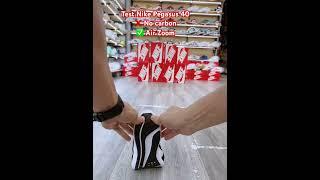 Test Air Zoom Nike Pegasus 40 Black White by Trungsneaker Authentic #top4running #Nikerunning #run