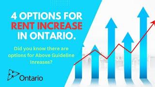 4 Rent Increase Options in Ontario Explained