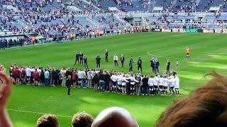 Newcastle United's full lap of appreciation as they qualify for the Champions League