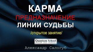 КАРМА, ПРЕДНАЗНАЧЕНИЕ, ПАРАЛЛЕЛЬНЫЕ РЕАЛЬНОСТИ | КАК УПРАВЛЯТЬ СУДЬБОЙ | Александр Салогуб