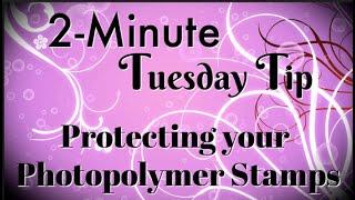 Simply Simple 2-MINUTE TUESDAY TIP - Protecting your Photopolymer Stamps by Connie Stewart