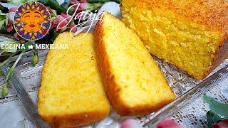 Pan de Elote Esponjado y Facilito