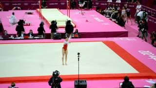 Olympics london 2012  Salma Mohamed on floor from Egypt