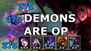 DEMONS are TOP OP META CHAMPIONS - Teamfight Tactics TFT DEMON + VOID Comp Build Strategy Guide lol