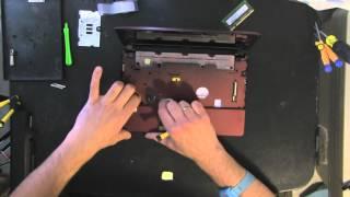 ASUS EeePC 1015PEB laptop netbook take apart video, disassemble, how to open disassembly