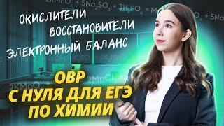 Вся теория по ОВР с нуля: окислители, восстановители, электронный баланс