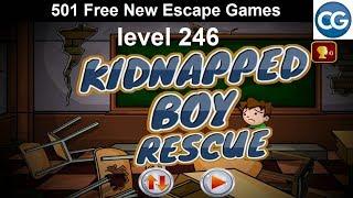 [Walkthrough] 501 Free New Escape Games level 246 - Kidnapped boy recuse - Complete Game