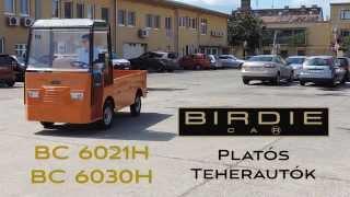 Birdie Car BC 6021 H01, 6030 H01 Elektromos Platós Teherautó Bemutatása