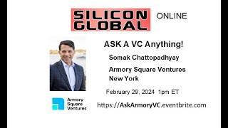 Silicon Global Online: Ask A VC show, Armory Square Ventures