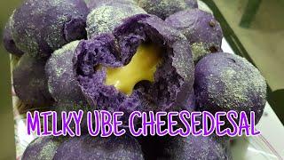 HOW TO MAKE UBE PANDESAL | UBE CHEESEDESAL