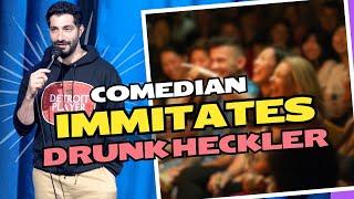 Perfect Imitation: PAUL ELIA as Drunk Heckler