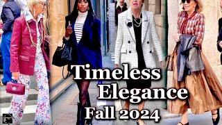 The Timeless Beauty Of Italian Elegance  Milan’s Fall Street Glance | Milan Street Style Fashion