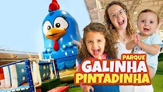 VISITAMOS O PARQUE DA GALINHA PINTADINHA - FAMÍLIA BELLA E LUCCA SHOW