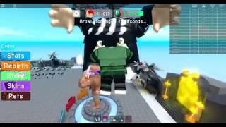 СИМУЛЯТОР КАЧКА 3  Качок хорошо поел, пора размять мышцы!  Roblox Weight Lifting Simulator 3