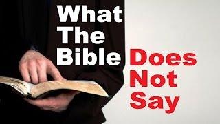 WHAT THE BIBLE DOES NOT SAY – Rabbi Michael Skobac – Jews for Judaism