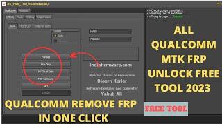 ALL QUALCOMM MTK FRP UNLOCK FREE TOOL 2023 | ALL QUALCOMM MTK FACTORY RESET FREE IN ONE CLICK TOOL