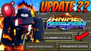 The *FUTURE* Of Anime Defenders.. NEW Currencies + New Unit Rarity?!.