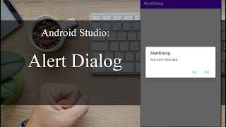 Alertdialog - Android Studio Tutorial