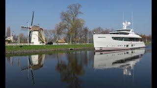 The 36m/ 118'1" Calypso cruising the Leiden waters last weekend