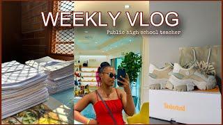 WEEKLY VLOG | teacher, shopping, SHEIN haul, birthday gift