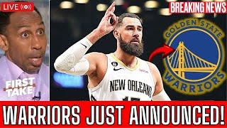 FIRST TAKE | URGENT! Warriors make a BIG TRADE for Jonas Valanciunas! Confirmed Now | Warriors News