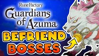 How to Befriend Each Boss in Rune Factory: Guardians of Azuma