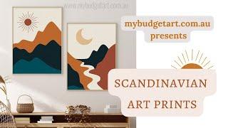 Scandinavian Art Prints | Scandinavian Wall Art | DIY Canvas Prints | mybudgetart.com.au