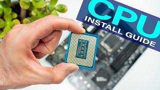 How to Install a CPU - Intel Core i5, i7, i9