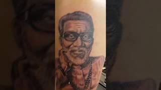 Shri Bala Saheb Thakre Portrait Tattoo By Rahul Gaikwad - TATTOO ASHRAM