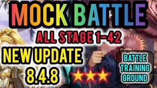 Mock Battle Summoners War Updated 8.4.8 Battle Training Ground All Stages 1 - 42