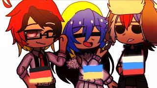 ~sing in..~ meme~ countryhumans~ ft. Germany, Ukraine and Russia~ ~original!!~