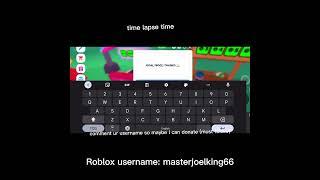 pls donate Roblox video user: masterjoelking66