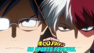 UA Sports Festival | Iida VS Todoroki | Boku No Hero Academia