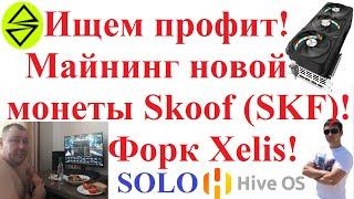 Ищем профит! Майнинг новой монеты SKOOF (SKF)! Форк Xelis!