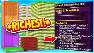 OFFICIALLY THE #1 *RICHEST* ISLAND ON THE SERVER! | Minecraft Skyblock | EnchantedMC