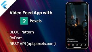 Flutter Social Video App with Pexels