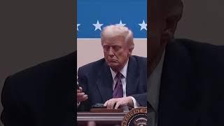 Trump throws pens into crowd after signing executive orders