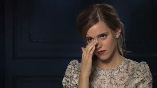 Emma Watson gets upset and stops the interview.