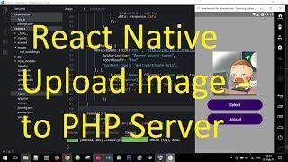 React Native - Upload Image to PHP Server