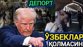 СРОЧНО АМЕРИКАДАГИ ЎЗБЕКЛАР УШЛАНИБ ДЕПОРТ БОШЛАНДИ