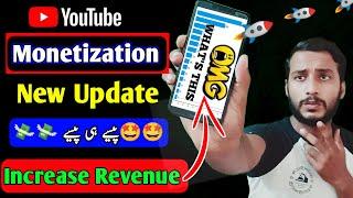 YouTube Monetization Update 2021 | YouTube Channel Monetization New Rule | Add elements Update