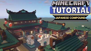 Minecraft Tutorial - How to Build a Japanese Compound #15