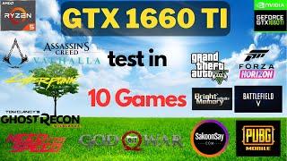 GTX 1660ti: Test in 10 Games with  Ryzen 5 3600 in 2023 - GTX 1660Ti Gaming test in 2023