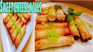 SPRING ROLLS /SWEET'S CHEESE ROLLS/ARABIC DESSERT