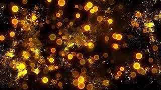 Golden Particles and Textures Animation Background video   Footage   Screensaver